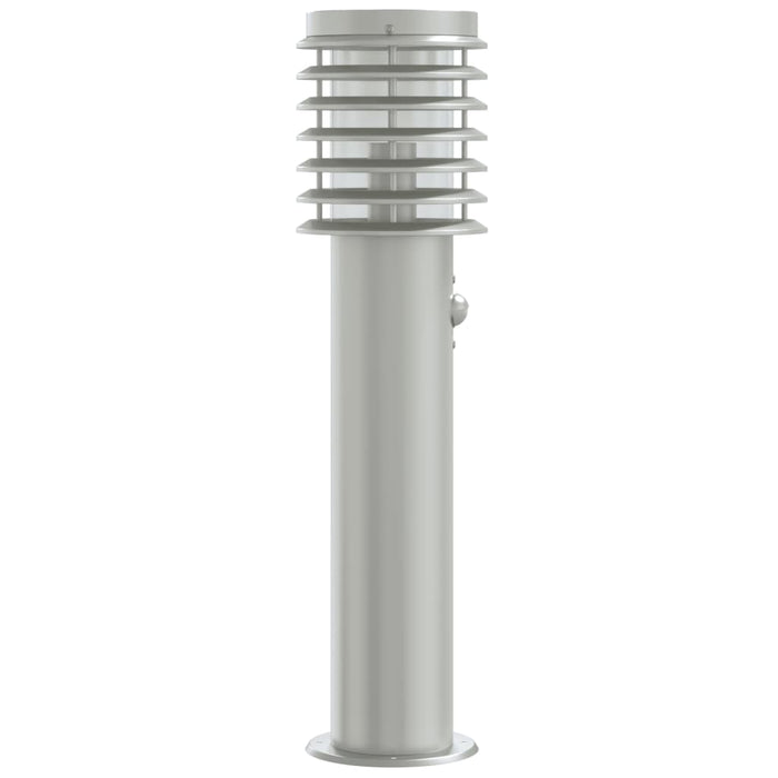Lampă exterioară de podea cu senzor argintiu, 60 cm, oțel inox - WALTI WALTI