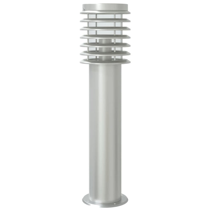 Lampă exterioară de podea cu senzor argintiu, 60 cm, oțel inox - WALTI WALTI