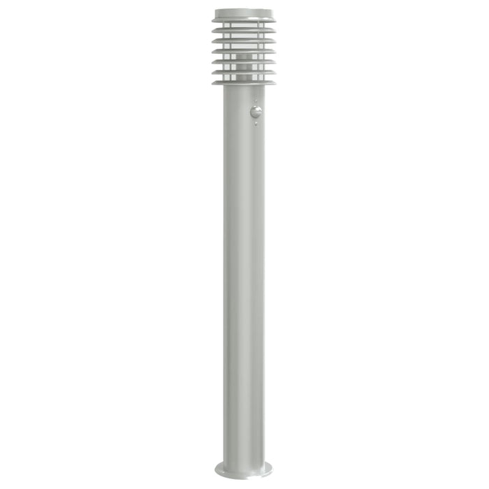 Lampă exterioară de podea cu senzor argintiu 110 cm, oțel inox - WALTI WALTI
