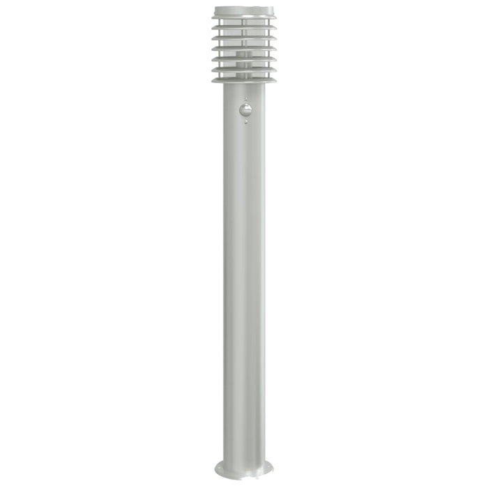 Lampă exterioară de podea cu senzor argintiu 110 cm, oțel inox - WALTI WALTI