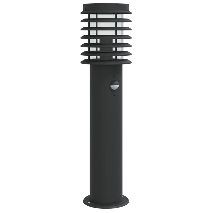 Lampă exterioară de podea cu senzor, negru, 60 cm, oțel inox - WALTI WALTI