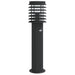Lampă exterioară de podea cu senzor, negru, 60 cm, oțel inox - WALTI WALTI