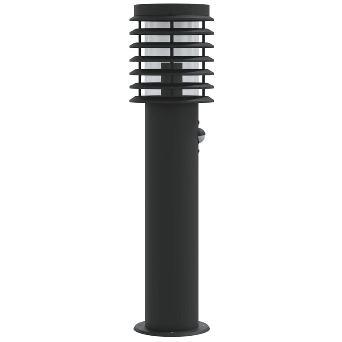 Lampă exterioară de podea cu senzor, negru, 60 cm, oțel inox - WALTI WALTI