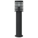 Lampă exterioară de podea cu senzor, negru, 60 cm, oțel inox - WALTI WALTI