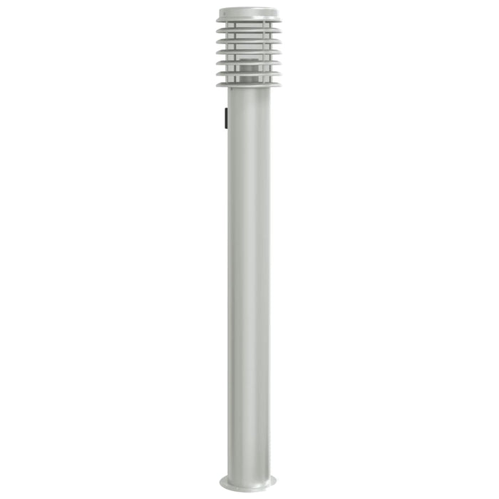 Lampă de podea de exterior cu priză, argintiu, 110cm, oțel inox - WALTI WALTI