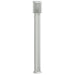 Lampă de podea de exterior cu priză, argintiu, 110cm, oțel inox - WALTI WALTI