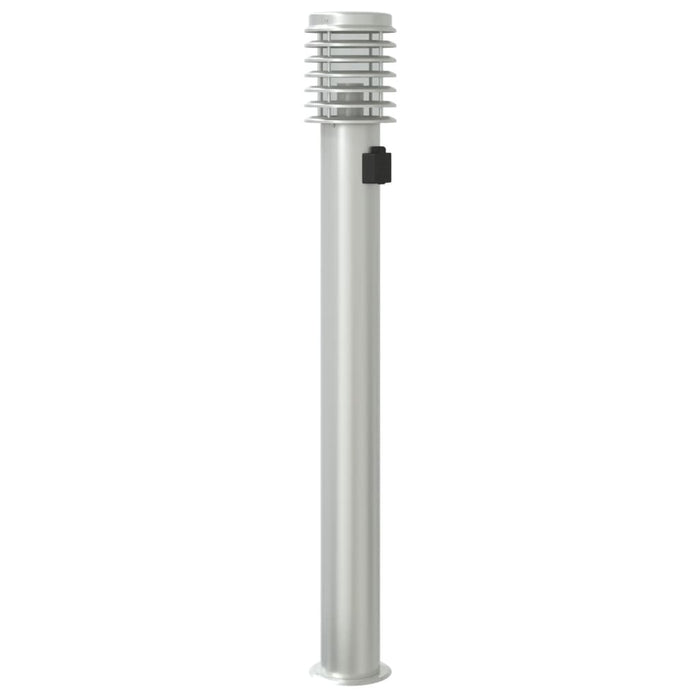 Lampă de podea de exterior cu priză, argintiu, 110cm, oțel inox - WALTI WALTI