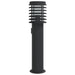 Lampă exterioară de podea cu priză, negru, 60 cm, oțel inox - WALTI WALTI