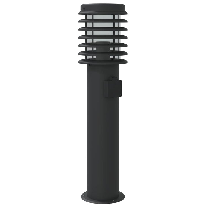 Lampă exterioară de podea cu priză, negru, 60 cm, oțel inox - WALTI WALTI