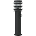 Lampă exterioară de podea cu priză, negru, 60 cm, oțel inox - WALTI WALTI