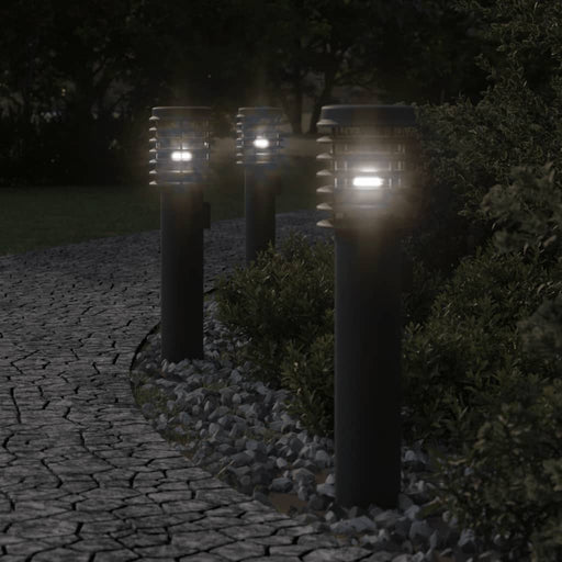 Lampă exterioară de podea cu priză, negru, 60 cm, oțel inox - WALTI WALTI