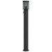 Lampă exterioară de podea cu priză, negru, 110 cm, oțel inox - WALTI WALTI