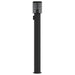 Lampă exterioară de podea cu priză, negru, 110 cm, oțel inox - WALTI WALTI