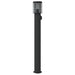 Lampă exterioară de podea cu priză, negru, 110 cm, oțel inox - WALTI WALTI