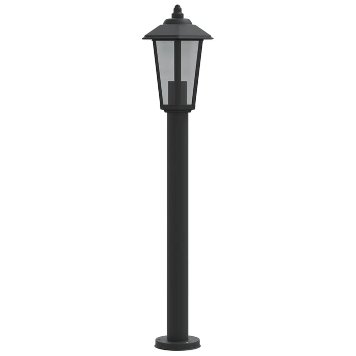 Lămpi de podea de exterior 3 buc. negru 80 cm oțel inoxidabil - WALTI WALTI