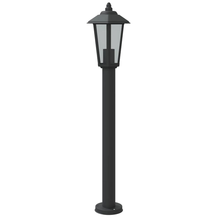 Lămpi de podea de exterior 3 buc. negru 80 cm oțel inoxidabil - WALTI WALTI