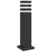 Lampă de podea de exterior, negru, 50 cm, aluminiu - WALTI WALTI