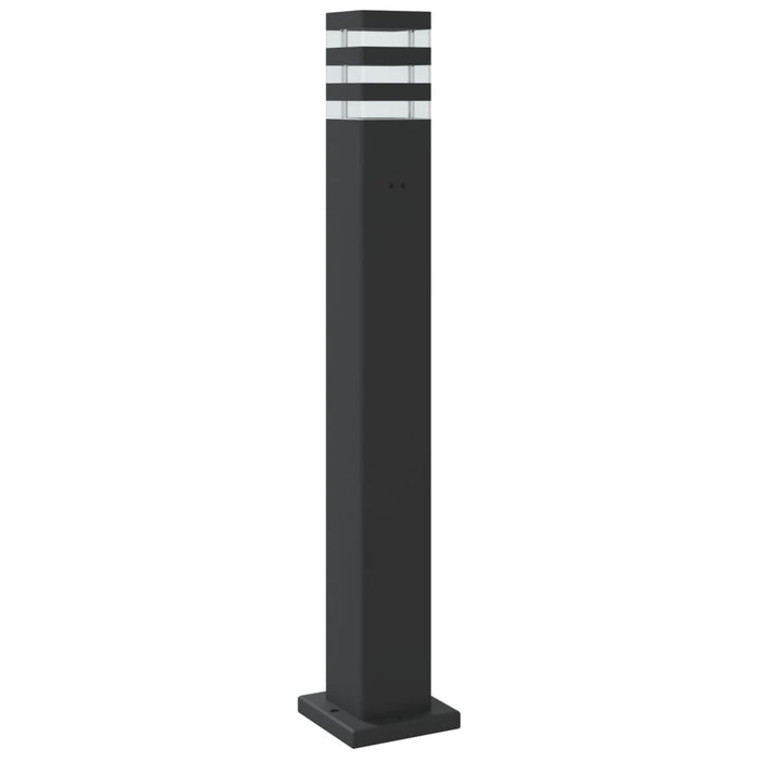 Lămpi de podea de exterior, 3 buc., negru, 80 cm, aluminiu - WALTI WALTI