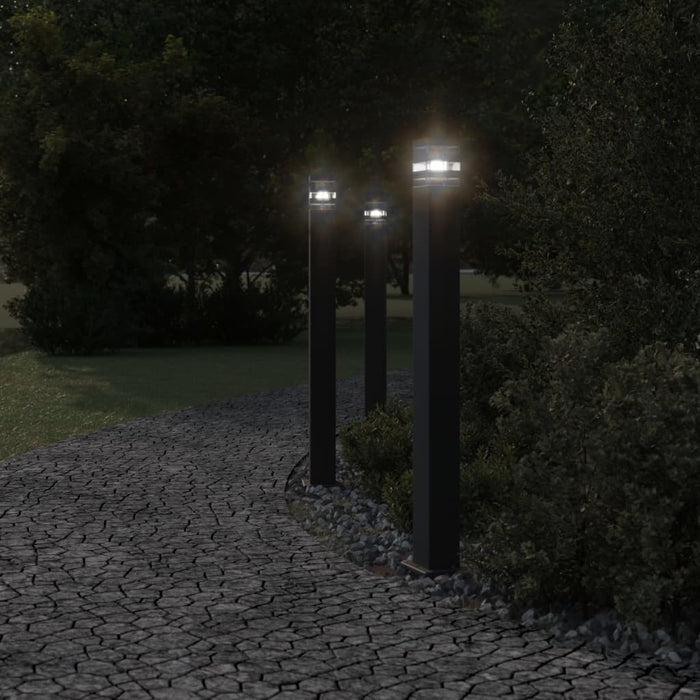Lampă de podea de exterior, negru, 110 cm, aluminiu - WALTI WALTI