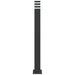 Lampă de podea de exterior, negru, 110 cm, aluminiu - WALTI WALTI