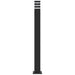 Lampă de podea de exterior, negru, 110 cm, aluminiu - WALTI WALTI