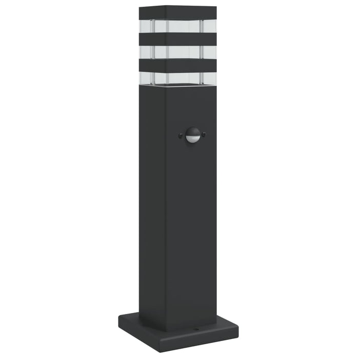Lampă exterioară de podea cu senzor, negru, 50 cm, aluminiu - WALTI WALTI