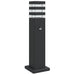 Lampă exterioară de podea cu senzor, negru, 50 cm, aluminiu - WALTI WALTI