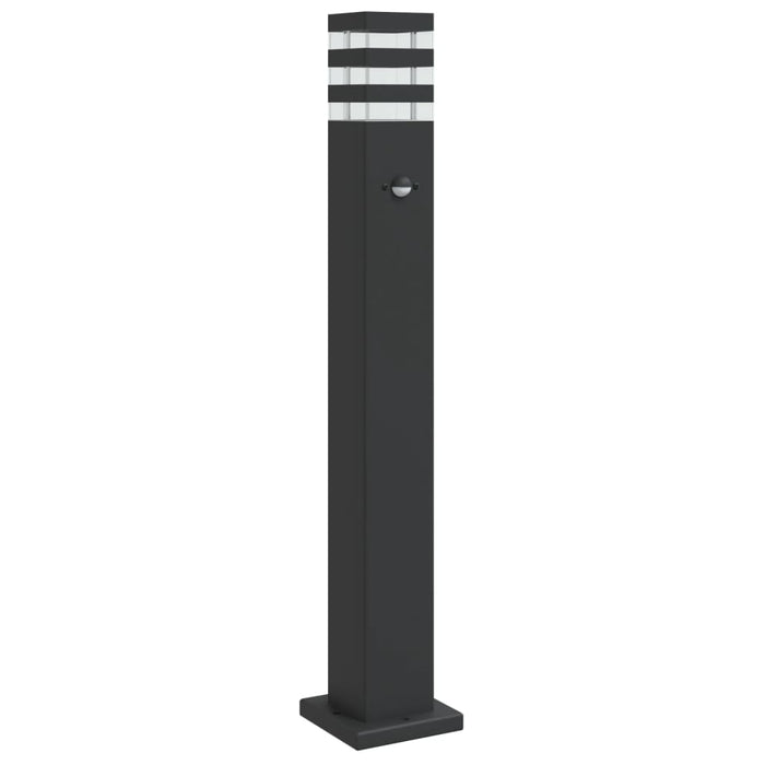 Lampă exterioară de podea cu senzor, negru, 80 cm, aluminiu - WALTI WALTI