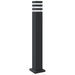 Lampă exterioară de podea cu senzor, negru, 80 cm, aluminiu - WALTI WALTI