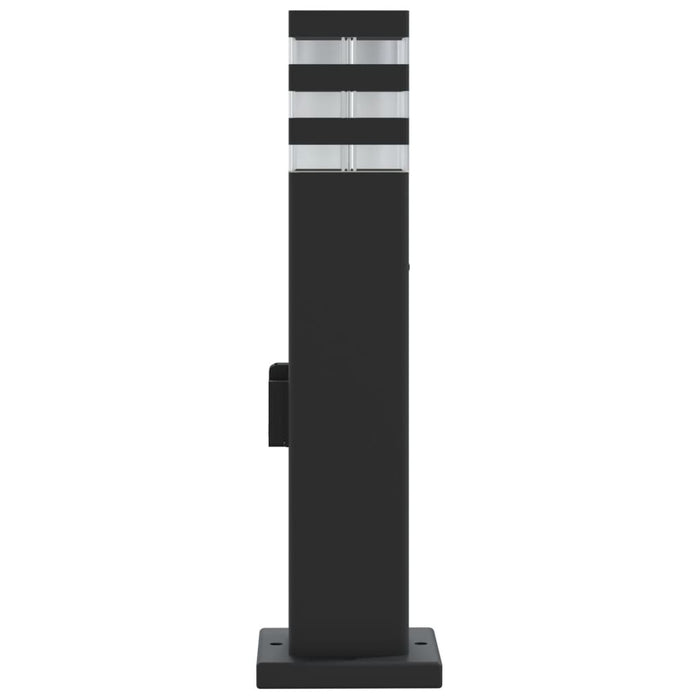 Lămpi exterioare de podea cu priză, 3 buc. negru 50 cm aluminiu - WALTI WALTI