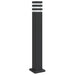 Lampă exterioară de podea cu priză, negru, 80 cm, aluminiu - WALTI WALTI