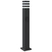 Lămpi exterioare de podea cu priză, 3 buc. negru 80 cm aluminiu - WALTI WALTI
