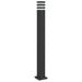 Lampă exterioară de podea cu priză, negru, 110 cm, aluminiu - WALTI WALTI