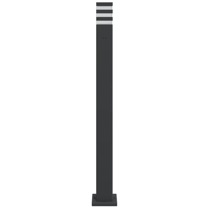 Lampă exterioară de podea cu priză, negru, 110 cm, aluminiu - WALTI WALTI