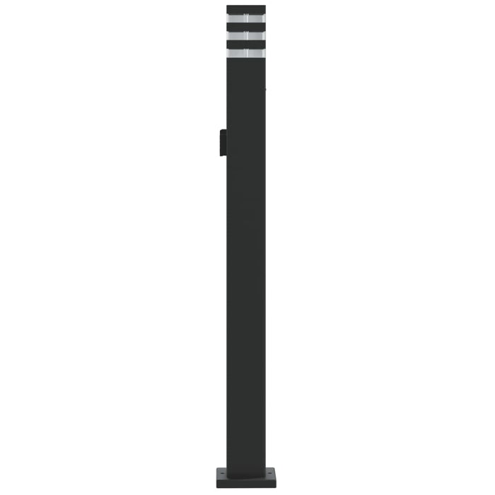 Lampă exterioară de podea cu priză, negru, 110 cm, aluminiu - WALTI WALTI