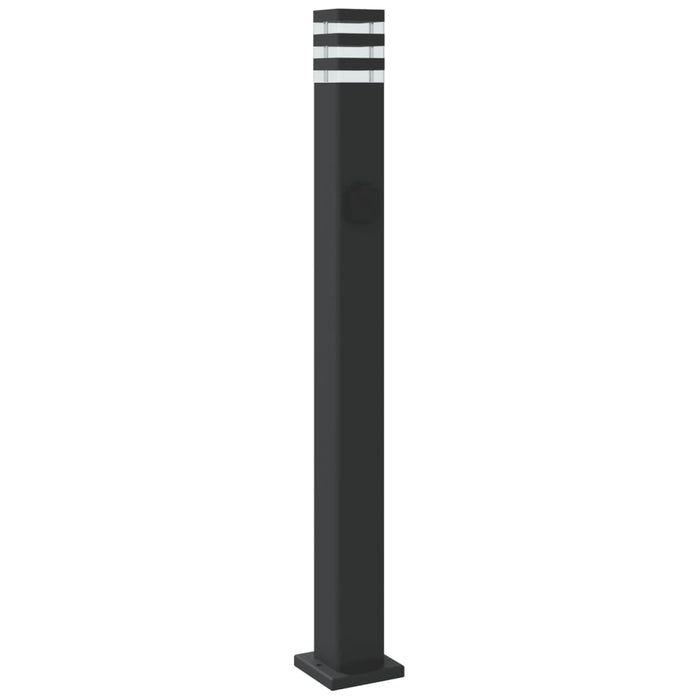 Lămpi exterioare de podea cu priză 3 buc. negru 110 cm aluminiu - WALTI WALTI