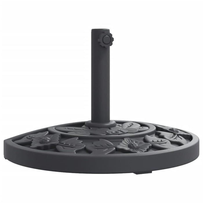 Suport umbrelă pentru stâlpi Ø38 / 48 mm, 9 kg, semi-rotunde - WALTI WALTI
