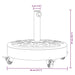 Suport umbrelă pentru stâlpi Ø38 / 48 mm, 27 kg, rotund - WALTI WALTI