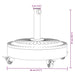 Suport umbrelă pentru stâlpi Ø38 / 48 mm, 27 kg, rotund - WALTI WALTI
