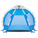 Cort camping 2 persoane albastru azur impermeabil setare rapidă - WALTI WALTI