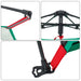 Cort camping 2 persoane verde marin impermeabil setare rapidă - WALTI WALTI