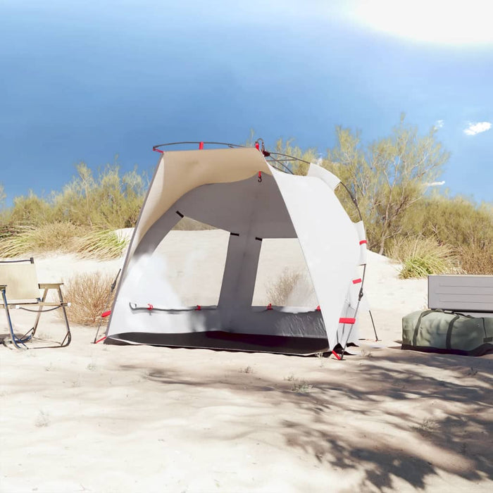 Cort camping 2 persoane gri impermeabil setare rapidă - WALTI WALTI