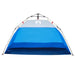 Cort camping 2 persoane albastru azur impermeabil setare rapidă - WALTI WALTI