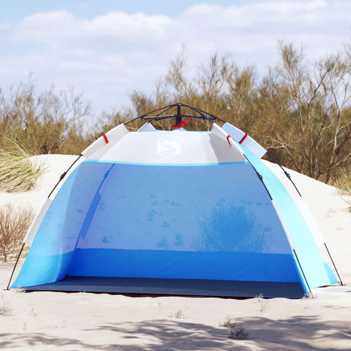 Cort camping 2 persoane albastru azur impermeabil setare rapidă - WALTI WALTI
