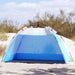 Cort camping 2 persoane albastru azur impermeabil setare rapidă - WALTI WALTI