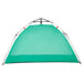 Cort camping 2 persoane verde marin impermeabil setare rapidă - WALTI WALTI