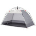 Cort camping 2 persoane gri impermeabil setare rapidă - WALTI WALTI