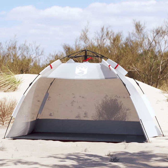 Cort camping 2 persoane gri impermeabil setare rapidă - WALTI WALTI