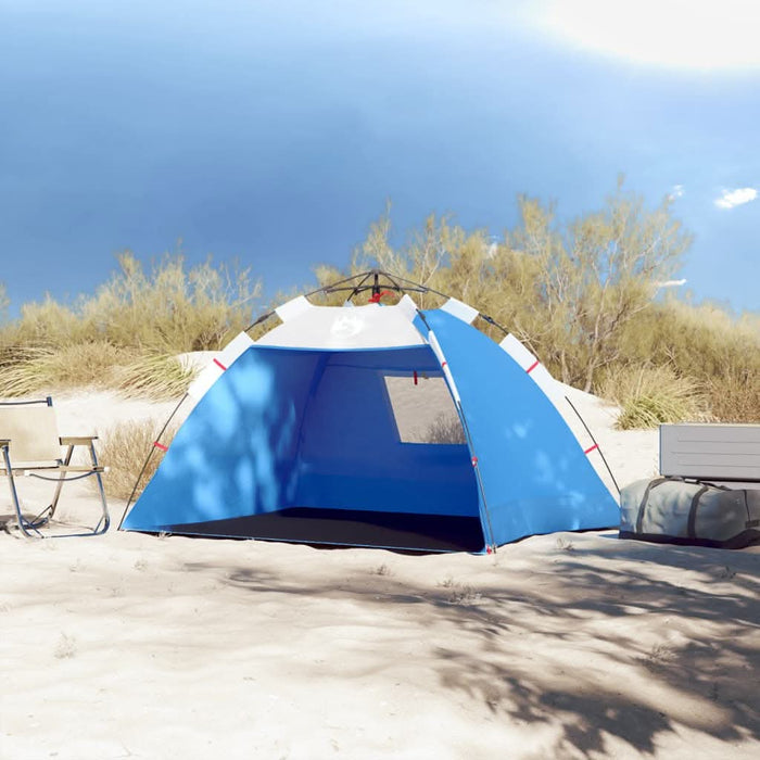 Cort camping 2 persoane albastru azur impermeabil setare rapidă - WALTI WALTI