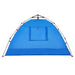 Cort camping 2 persoane albastru azur impermeabil setare rapidă - WALTI WALTI